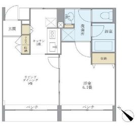 KDXレジデンス自由が丘 311 間取り図