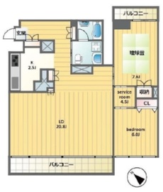 フォレストプラザ表参道 303 間取り図