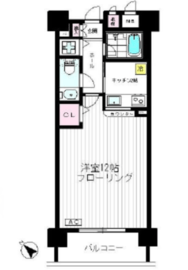 秀和溜池山王レジデンス 5階 間取り図