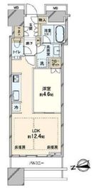 富久クロスコンフォートタワー(Tomihisa Cross)  8階 間取り図