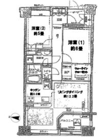 パークスクエア小石川 4階 間取り図