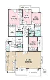 深沢パークハウス 2階 間取り図