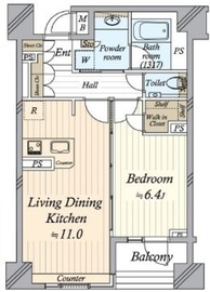 ダイナシティ碑文谷 4階 間取り図