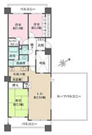 ファミールグラン三田伊皿子坂 6階 間取り図