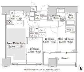 大崎ガーデンレジデンス 1211 間取り図