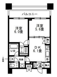 レジディア錦糸町 1305 間取り図