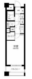 エフローレ日本橋 5階 間取り図