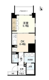 ブランズ西新宿 3階 間取り図
