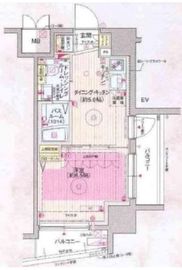 エステムプラザ飯田橋タワーレジデンス 406 間取り図