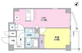 ジェイフラッツ初台 406 間取り図