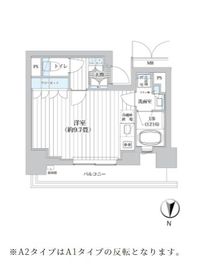 ライオンズフォーシア清澄白河 706 間取り図