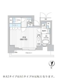 ライオンズフォーシア清澄白河 1305 間取り図