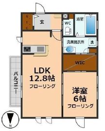 プラザ高輪 201 間取り図