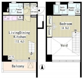 ROKA TERRAZZA （ロカテラーザ） 1301 間取り図