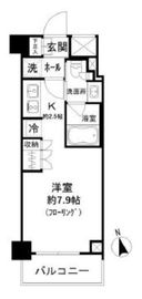 パークリュクス蒲田一丁目 407 間取り図