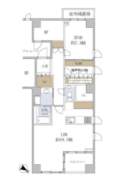 ルフォン南平台 3階 間取り図