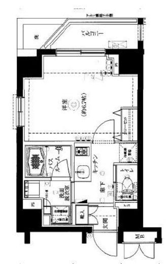 フェニックス浜松町 2階 間取り図