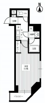 アルティス芝公園 403 間取り図