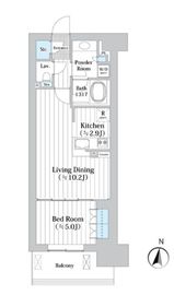 アビティグランデ砧 2階 間取り図