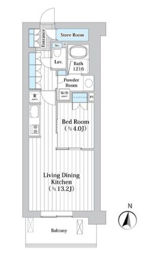 アビティグランデ砧 3階 間取り図