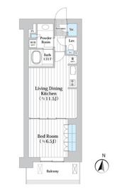 アビティグランデ砧 3階 間取り図