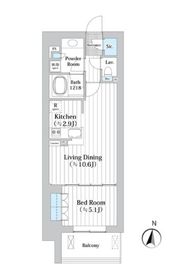 アビティグランデ砧 3階 間取り図