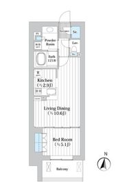 アビティグランデ砧 3階 間取り図