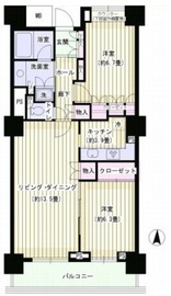 ウエルタワー深川 32階 間取り図