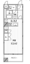 フロンティアテラス目黒 3F2 間取り図