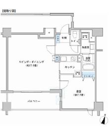 カッシア神田レジデンス 902 間取り図