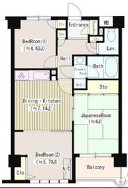 桃李邦 203 間取り図