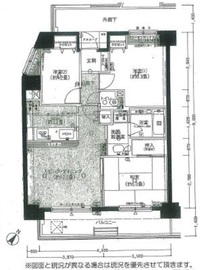 ヴィンテージ中目黒 4階 間取り図