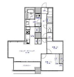 勝どきザ・タワー 46階 間取り図