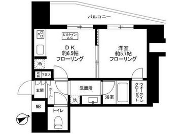 クオリア千代田御茶ノ水 2階 間取り図