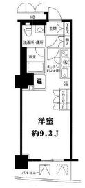 ストーリア品川 606 間取り図