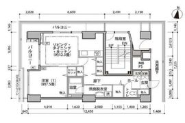 東雲キャナルコートCODAN 16-1101 間取り図