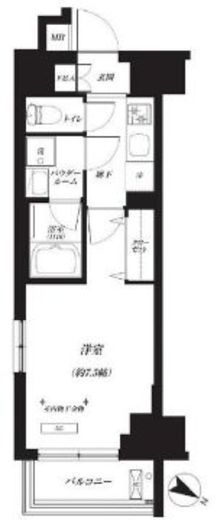 プライマル巣鴨 301 間取り図