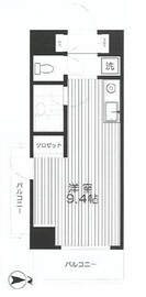 エスコート麻布十番 11階 間取り図