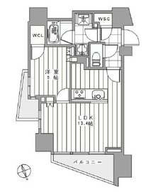 ライオンズ麻布十番スペリア 11階 間取り図