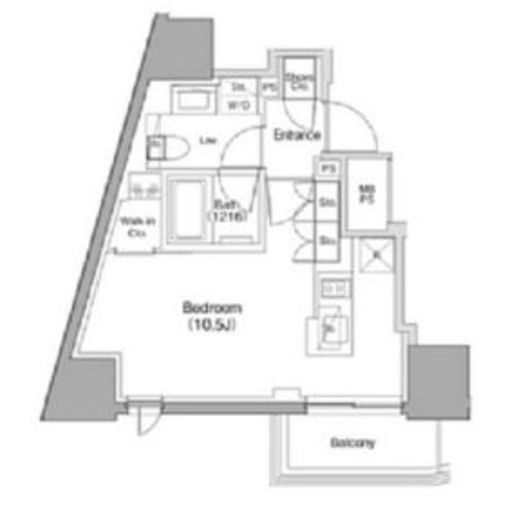 ザ・パークハビオ南大井 402 間取り図