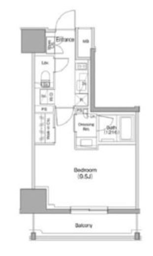 ザ・パークハビオ南大井 904 間取り図