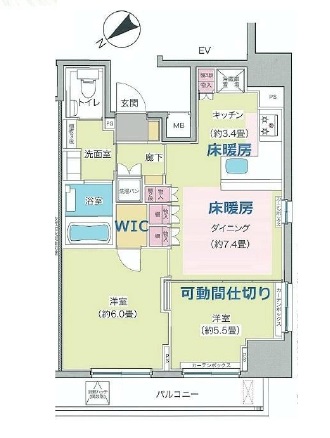 デュアレス愛宕虎ノ門 10階 間取り図