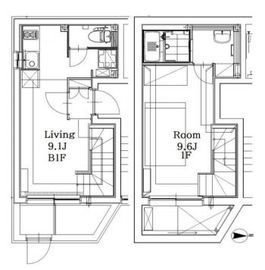 パセオ四ツ谷2 303 間取り図