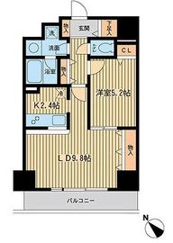 TKフラッツ渋谷 705 間取り図