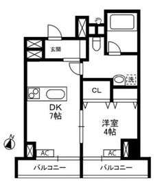 シーズンズ西麻布 2F2 間取り図