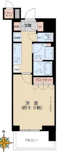 文京ガーデン・ザ・サウス 8階 間取り図