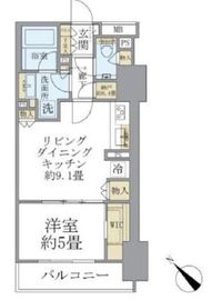 シティハウス東京八重洲通り 16階 間取り図