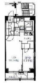 プレミアム銀座イースト 702 間取り図