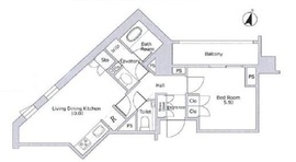 ブランズ代々木参宮橋 3階 間取り図