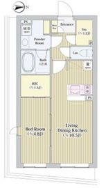 ラペルラ世田谷赤堤 403 間取り図
